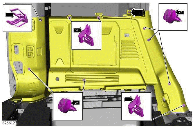Left Loadspace Trim Panel - 110, Vehicles With: 5 Seats